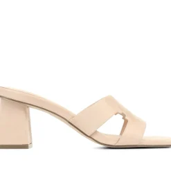 Block Heeled Sandals - Stone
