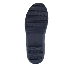 Block Heel Rubber Ankle Wellies - Navy Floral