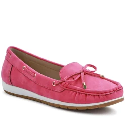 Bow Detailed Moccasins - Fuschia