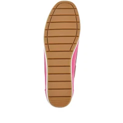 Bow Detailed Moccasins - Fuschia