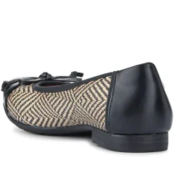 Bow-Detailed Two-Tone Pumps - Black