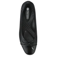 Bow-Detailed Wedged Pumps - Black