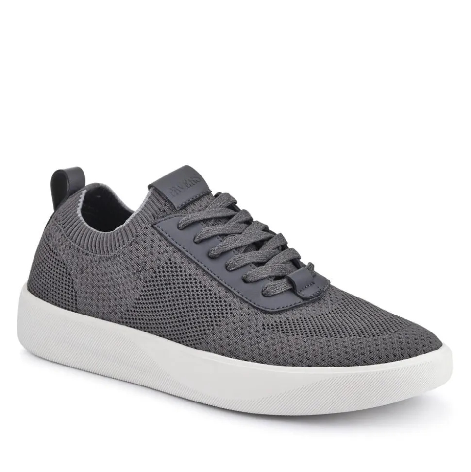 Breathable Chunky-Soled Lace-Ups - Charcoal