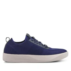 Breathable Chunky-Soled Lace-Ups - Navy