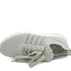 Breathable Lace Up Sporty Trainers - Khaki