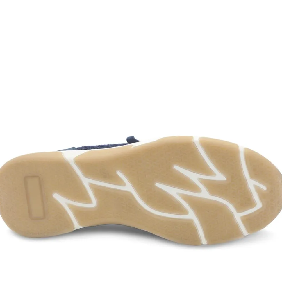Breathable Lace Up Sporty Trainers - Navy