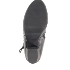 Breathable Leather Ankle Boots - Black