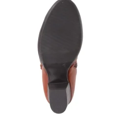 Breathable Leather Ankle Boots - Tan