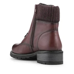 Breathable Leather Boots - Bordeaux