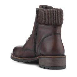 Breathable Leather Boots - Brown