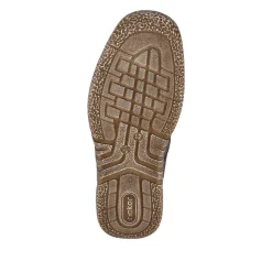 Breathable Leather Touch-Fasten Shoes - Navy