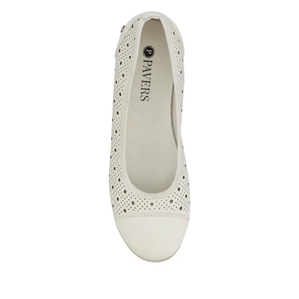 Breathable Lightweight Pumps - White