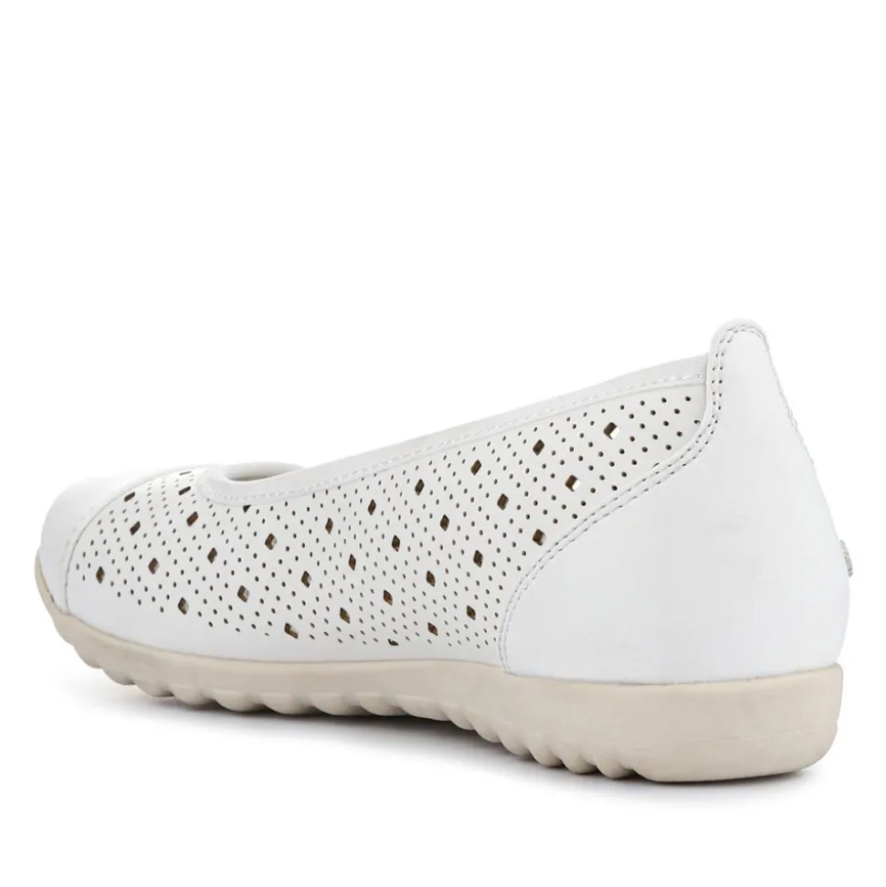 Breathable Lightweight Pumps - White