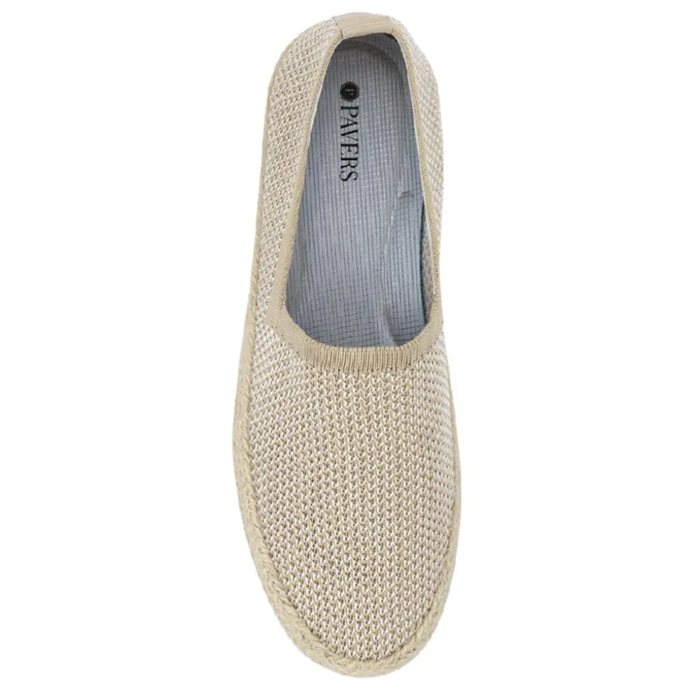 Breathable Slip-On Espadrilles - Beige