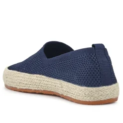 Breathable Slip-On Espadrilles - Navy