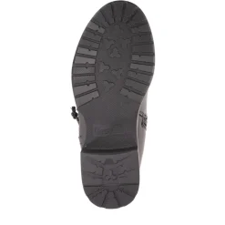 Buckle-Detailed Long Boots - Black