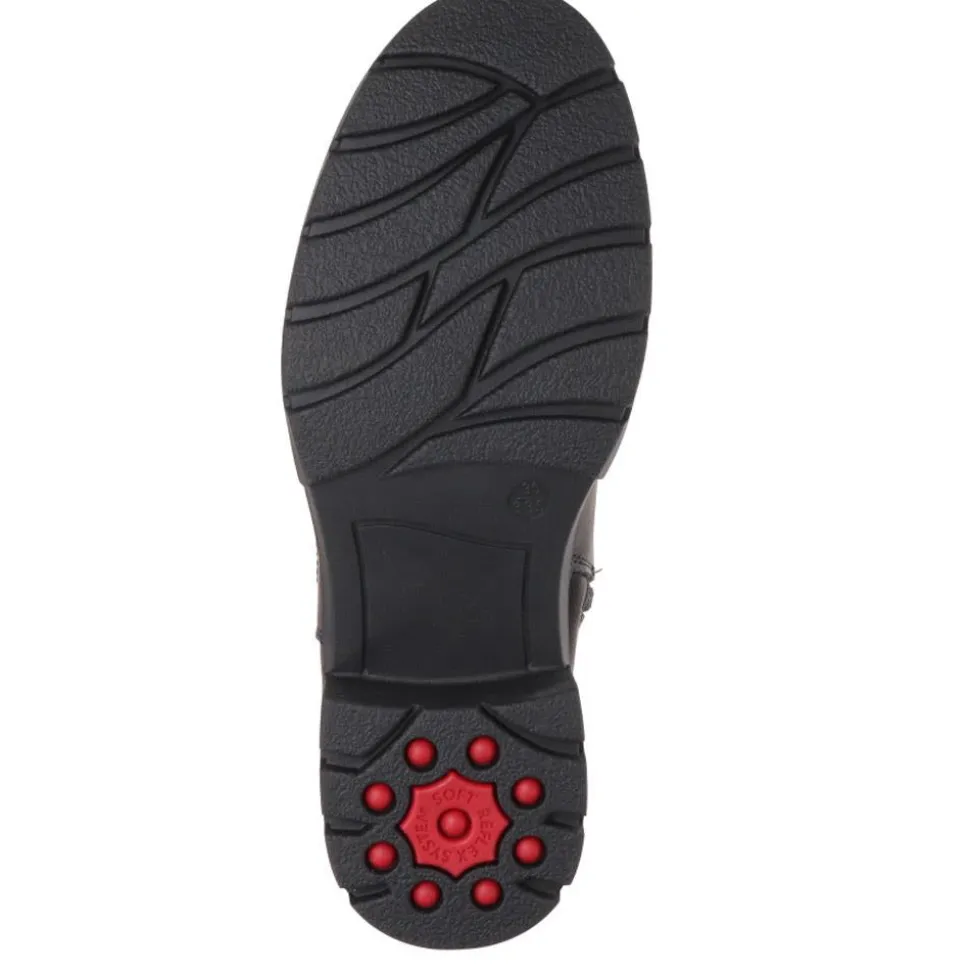 Buckle Detail Long Boots - Black