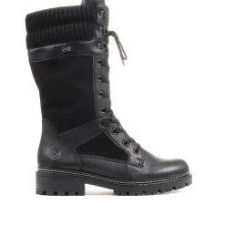 Buckle Detail Long Boots - Black