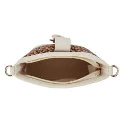 Buckle-Fasten Cross-Body Bag - Leopard