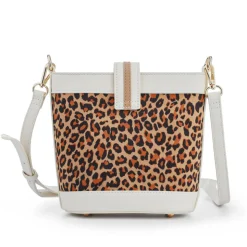 Buckle-Fasten Cross-Body Bag - Leopard