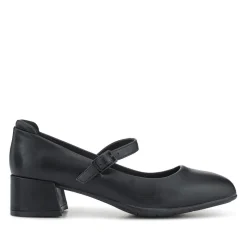 Buckle-Fasten Smart Mary Janes - Black