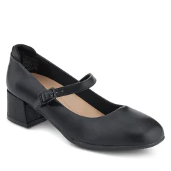 Buckle-Fasten Smart Mary Janes - Black