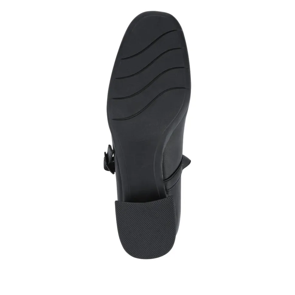 Buckle-Fasten Smart Mary Janes - Black