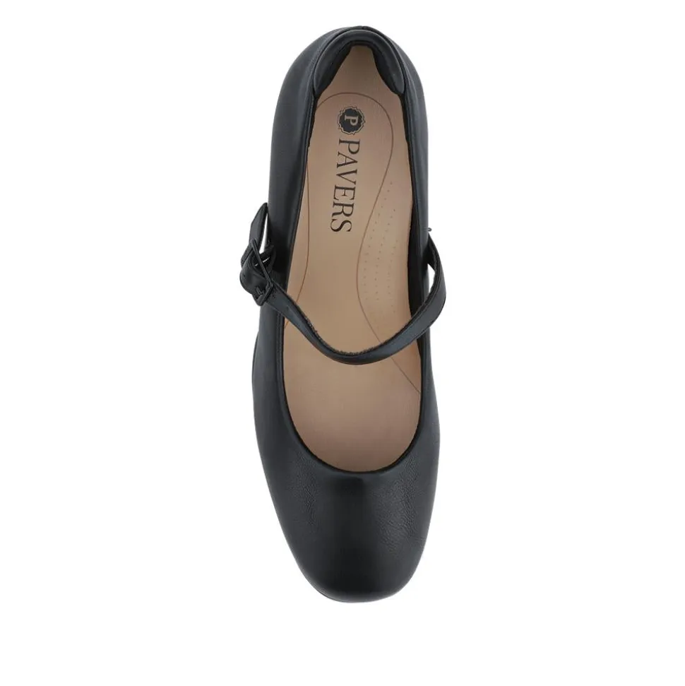 Buckle-Fasten Smart Mary Janes - Black