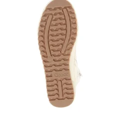 Bulner High Top Leather Trainers - Cream