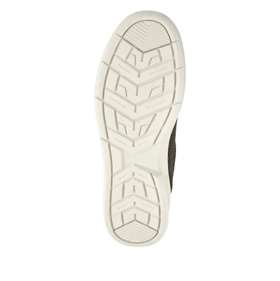 Bungee-Laced Memory Foam Shoes - Khaki