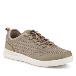 Bungee-Laced Memory Foam Shoes - Taupe