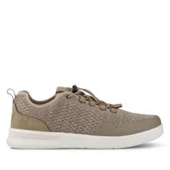 Bungee-Laced Memory Foam Shoes - Taupe