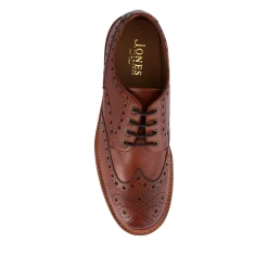Bushwick1 Buffalo Leather Brogues - Cognac
