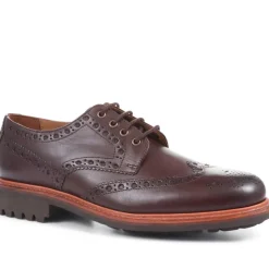 Bushwick Goodyear Welted Leather Brogues - Dark Brown
