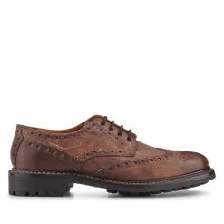 Bushwick Goodyear Welted Leather Brogues - Dark Brown
