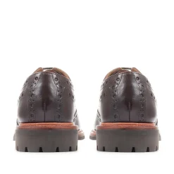 Bushwick Goodyear Welted Leather Brogues - Dark Brown