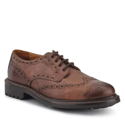 Bushwick Goodyear Welted Leather Brogues - Dark Brown