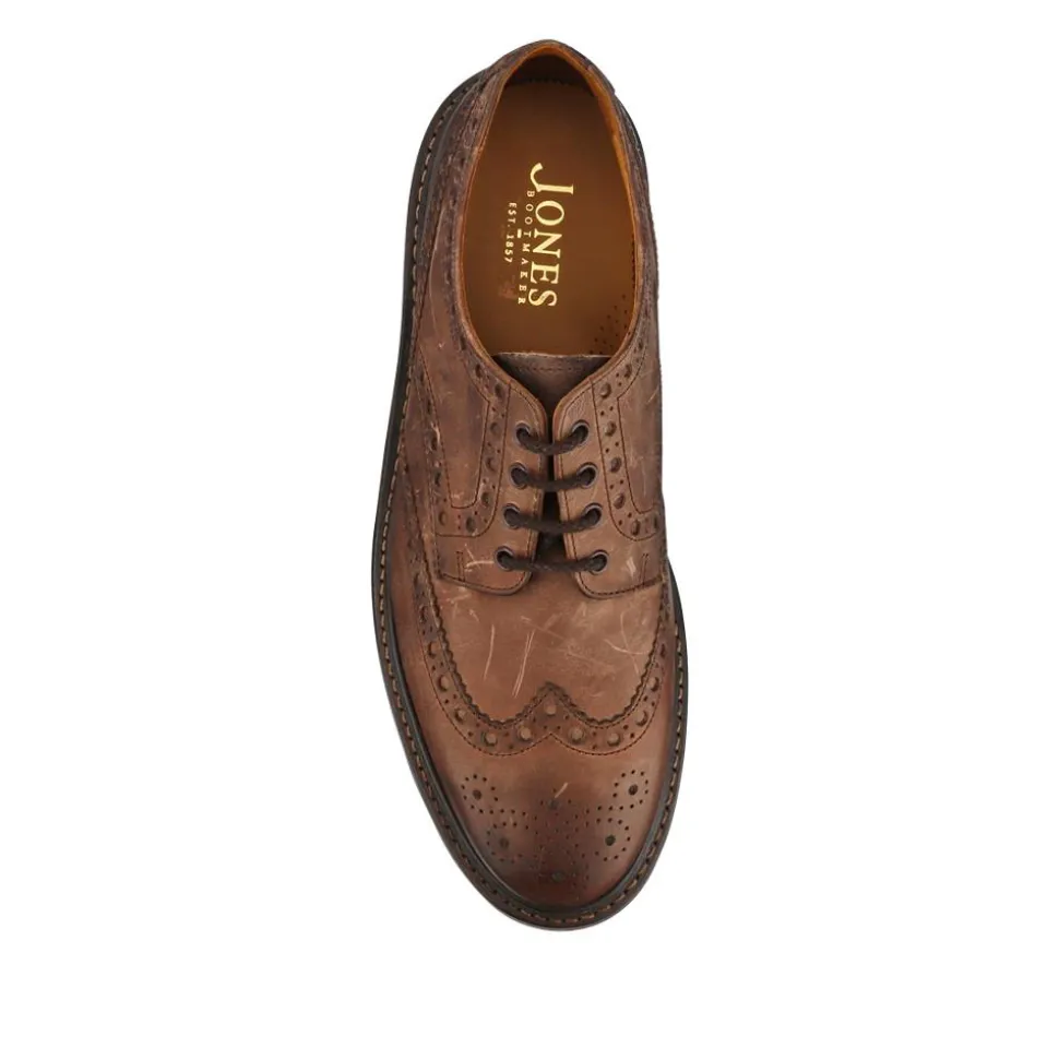 Bushwick Goodyear Welted Leather Brogues - Dark Brown