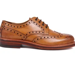 Bushwick Goodyear Welted Leather Brogues - Tan