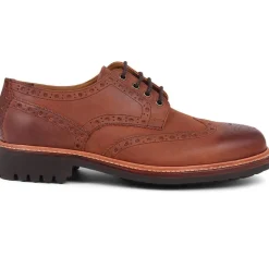 Bushwick Goodyear Welted Leather Brogues - Tan Nubuck