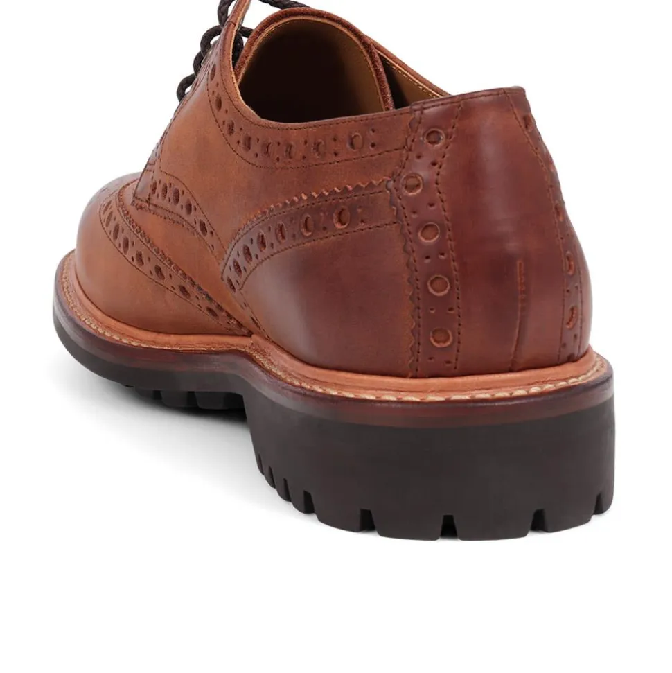 Bushwick Goodyear Welted Leather Brogues - Tan Nubuck