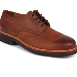 Bushwick Goodyear Welted Leather Brogues - Tan Nubuck