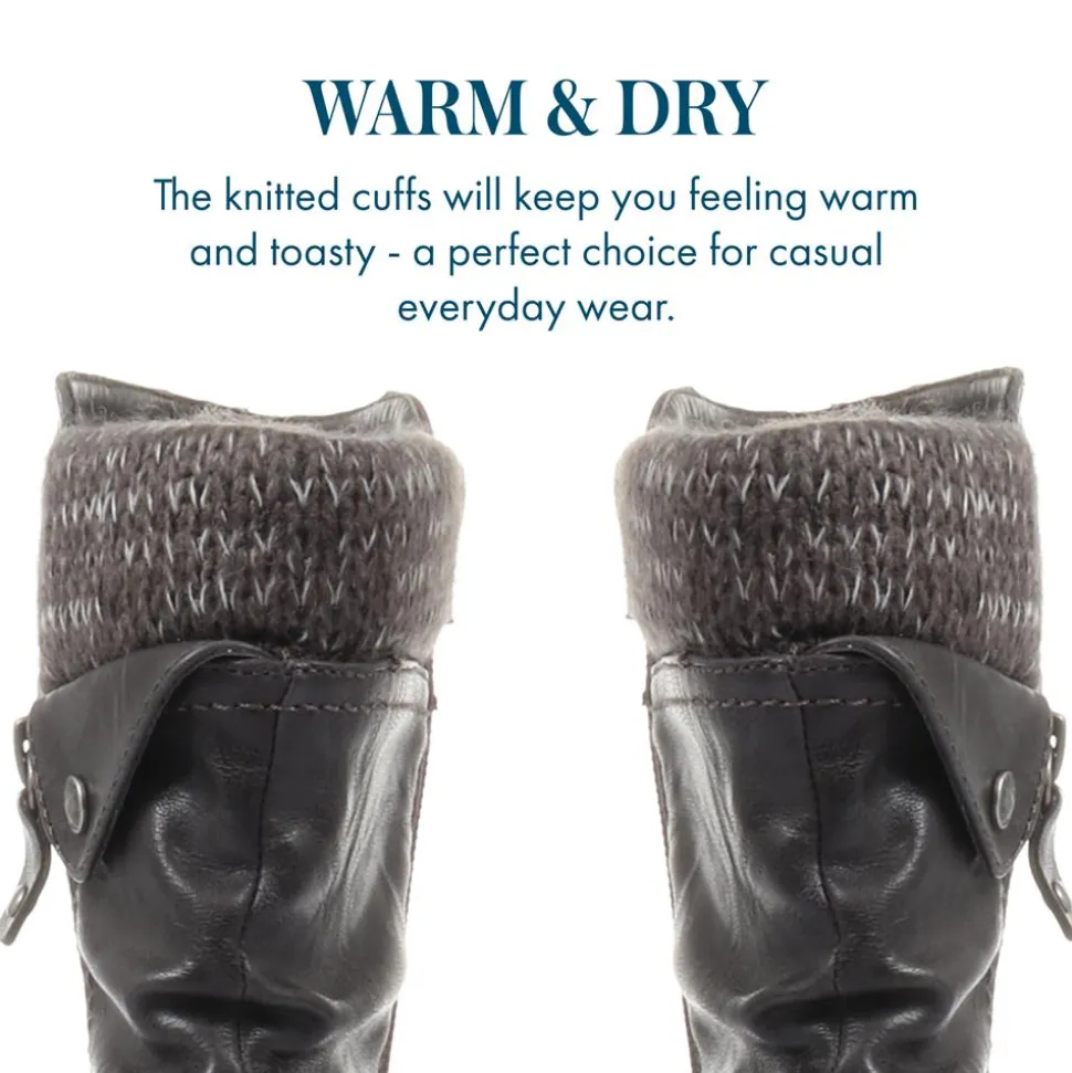 Calf Boots - Grey