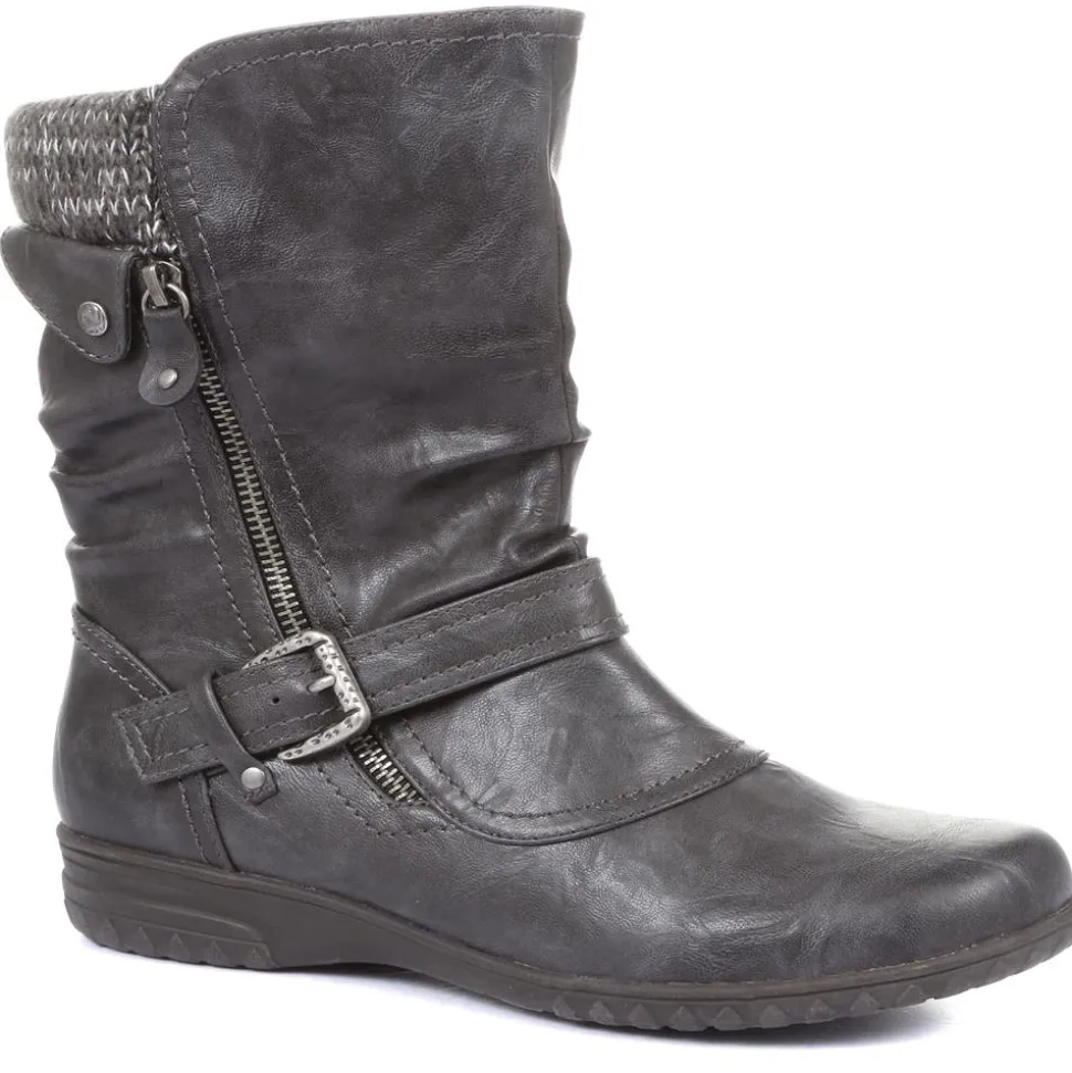 Calf Boots - Grey