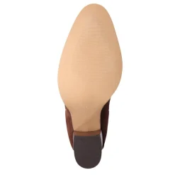 Caliana Suede Long Boots - Dark Brown