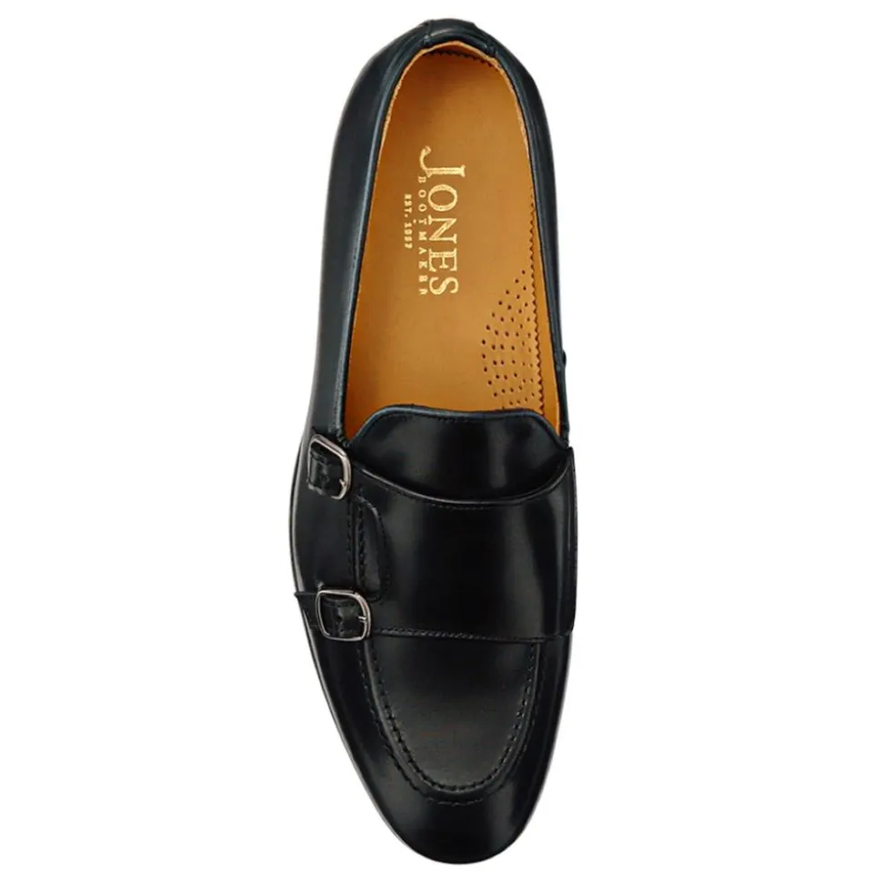 Callington Smart Leather Buckle Shoes - Black