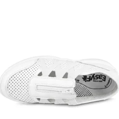 Callista EasyFit Extra Wide Zipped Upper Trainers - White