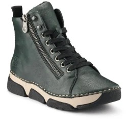 Casual Adjustable-Fitting Ankle Boots - Green