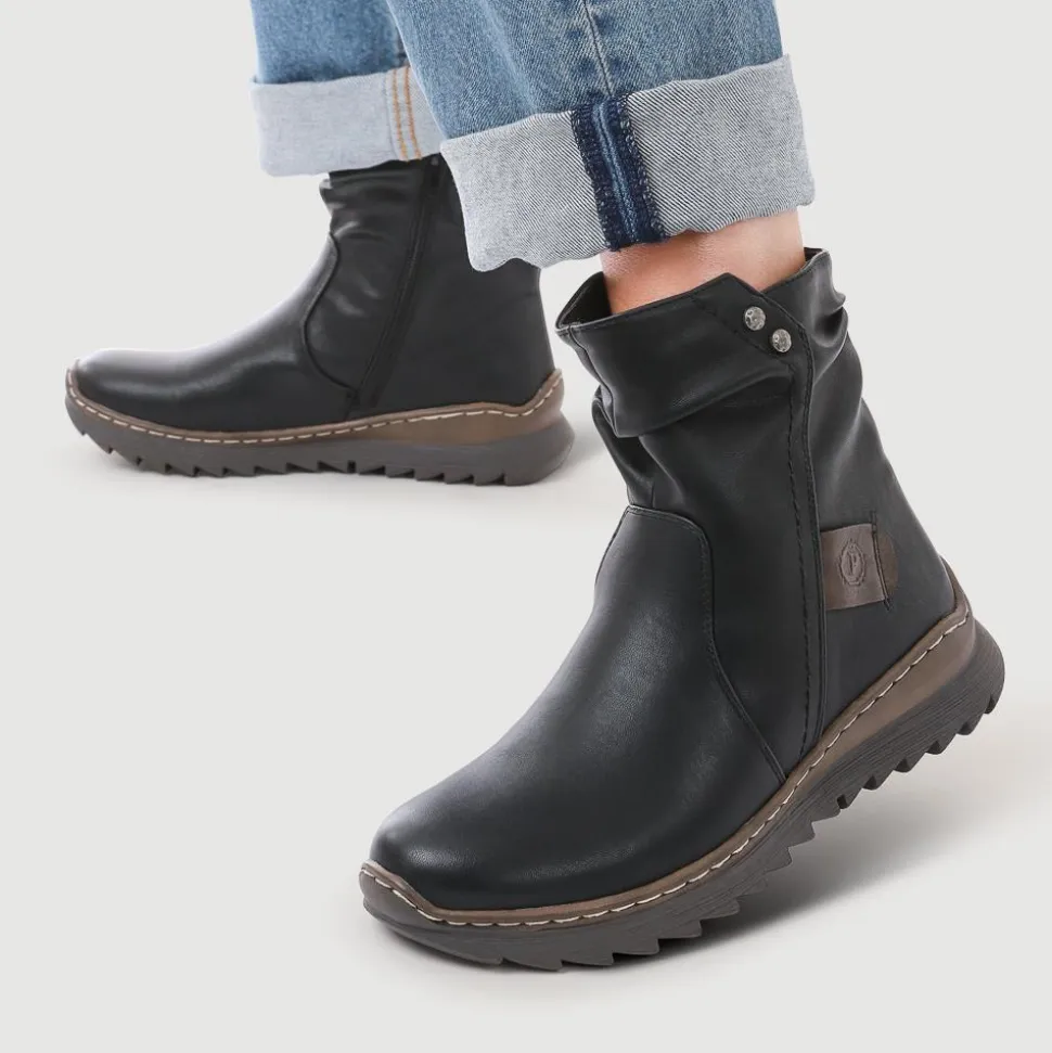 Casual Ankle Boots - Black