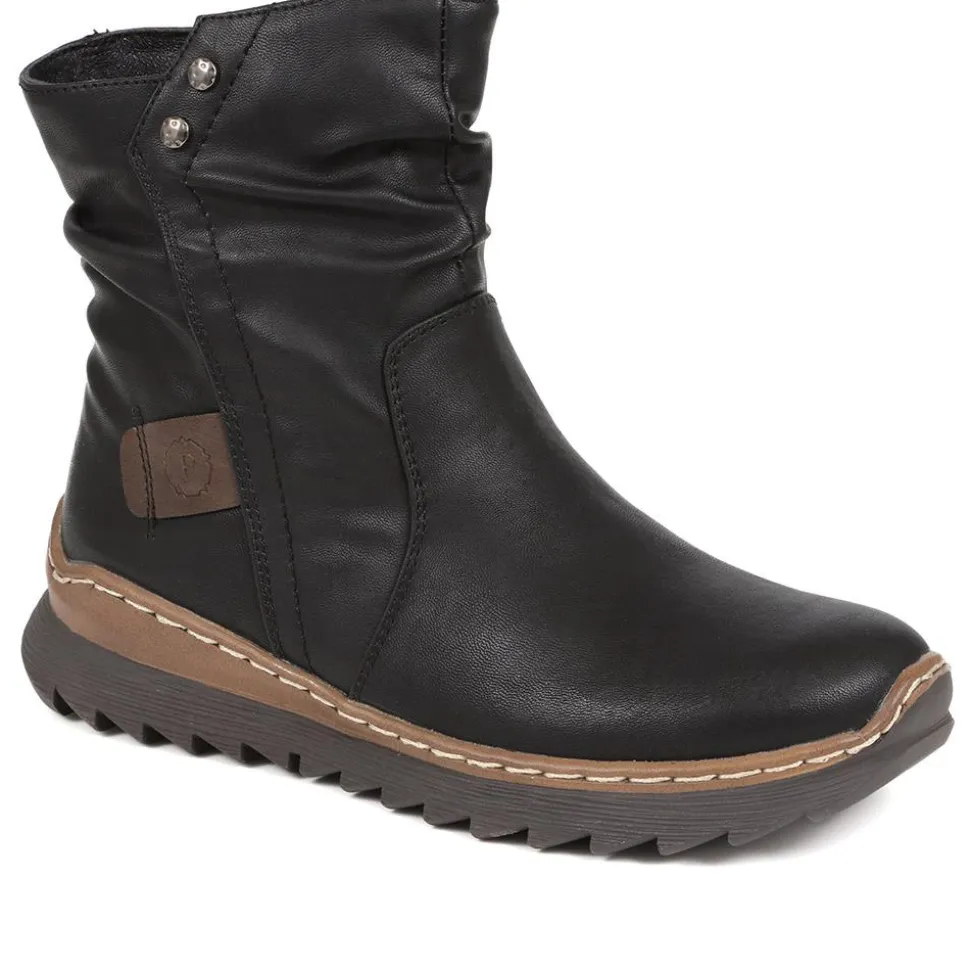 Casual Ankle Boots - Black